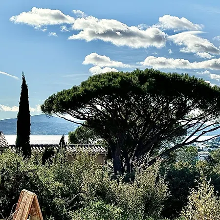 Chaleureuse De 90m2 Avec Terrasse Ombragee De 50m2, Plancha Et Apercu Semesterbostad *